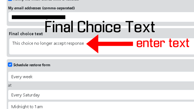 Final text for Form Choice Eliminator 2